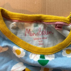 Mini Boden girls tunic shirt Size 6-7